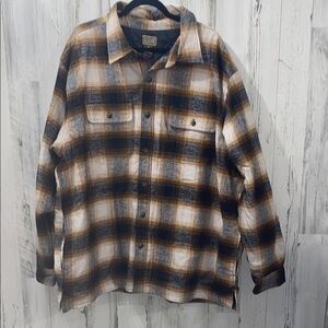 0711 C. E. Schmitt Plaid Button-Up Jacket